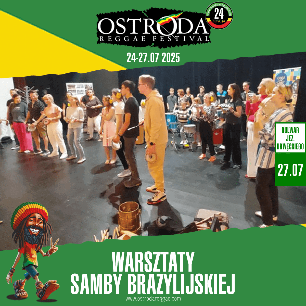 WARSZTATY SAMBY BRAZYLIJSKIEJ