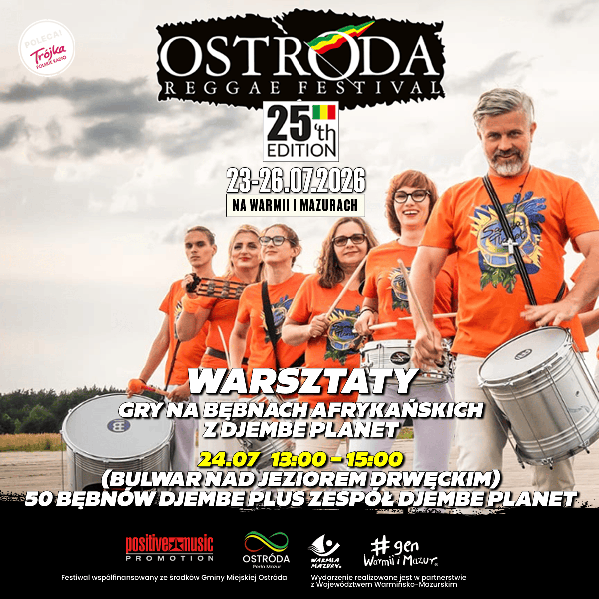 Warsztaty gry na bębnach afrykańskich