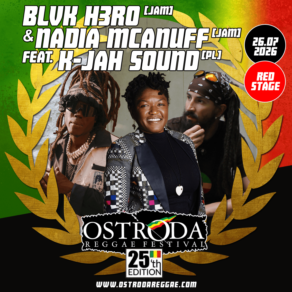 BLVK H3RO & NADIA MCANUFF feat. K-JAH SOUND  (Jamajka / Polska)