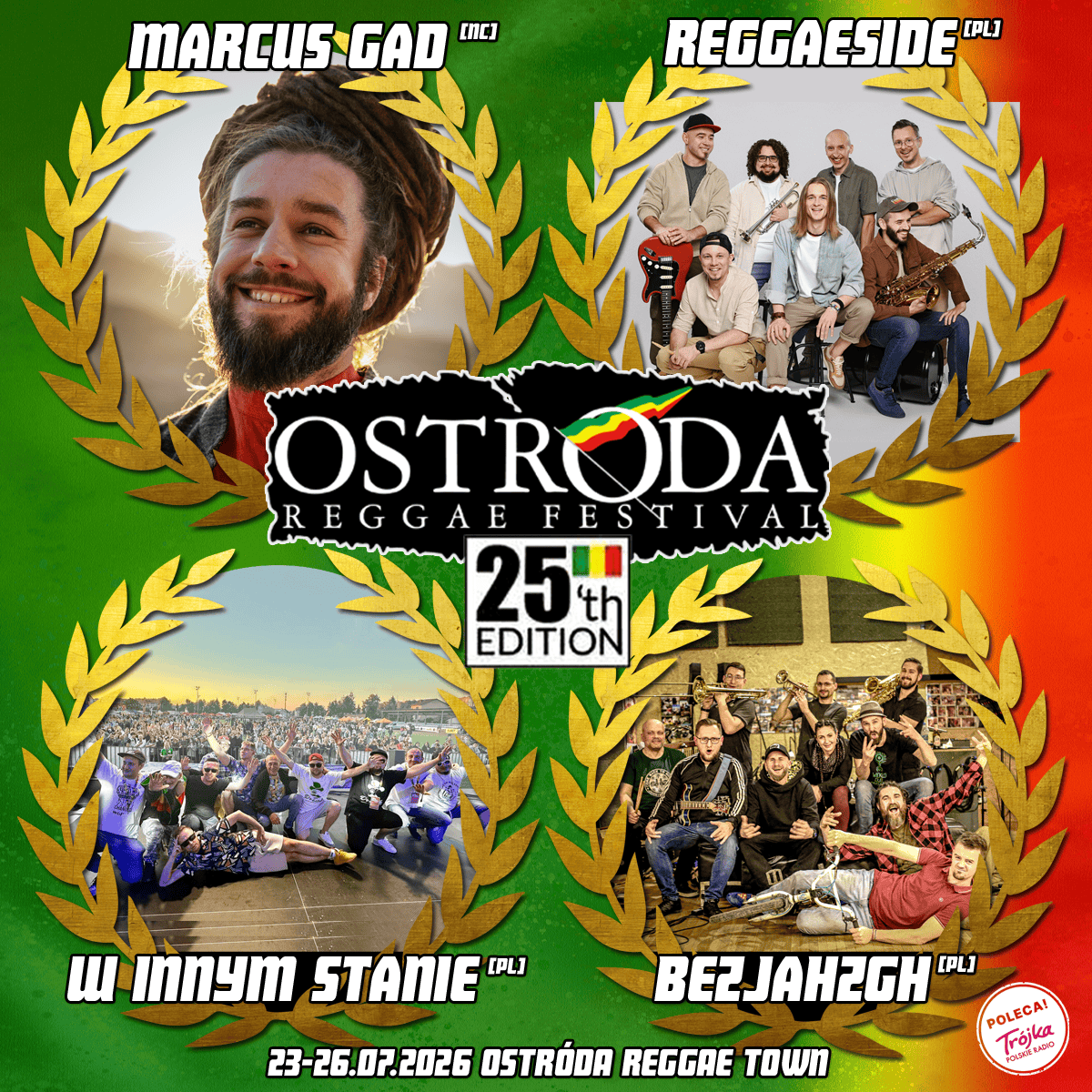 Kolejni artyści na 25 edycji Ostróda Reggae Festival 2026